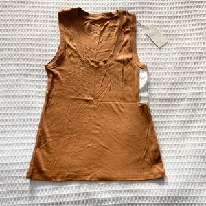 a new day Women's brown Tank Top size medium NWT